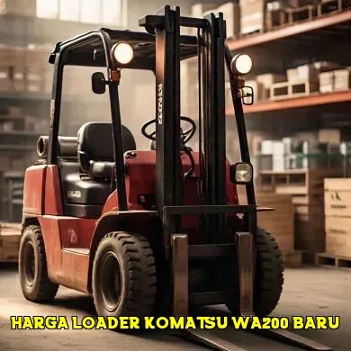 Analisis Harga Loader Komatsu WA200 Baru untuk Investasi Cerdas